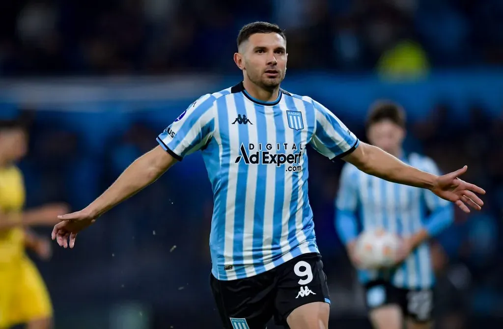 Adrián Martínez en Racing (Getty Images)