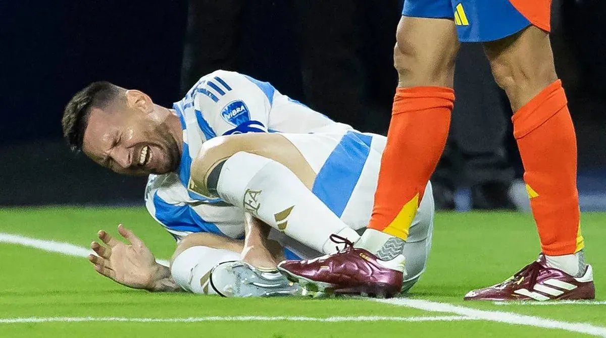 Messi continues to recover from the injury he suffered in the Copa America final