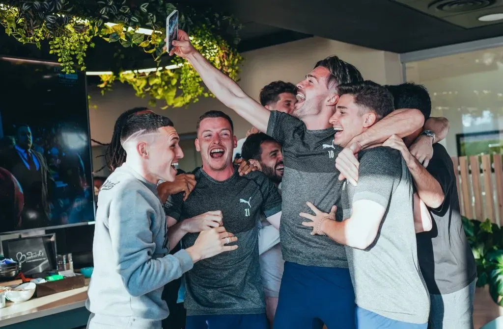 Julián celebró la Premier a todo trapo. (Foto: @ManCity).