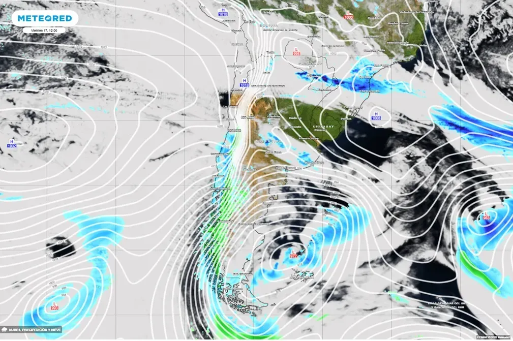 Sistema frontal | Foto: Meteored