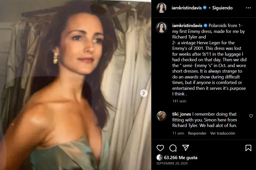 Instagram Kristin Davis