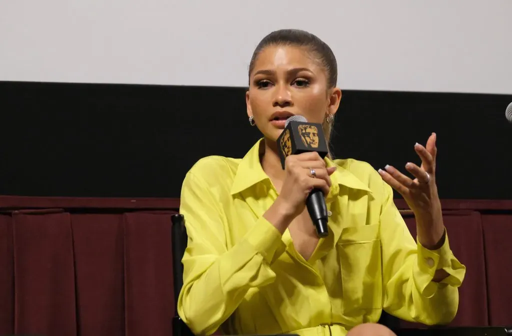 Zendaya asiste al evento BAFTA Hosts en Los Ángeles, para la proyección especial de Desafiantes en el Crescent Theater el 18 de abril de 2024, en Los Angeles, California. Imagen: Getty Images.