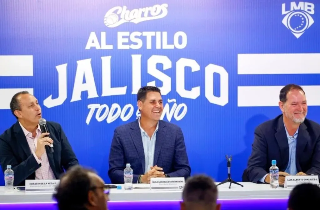 Presentación del regreso de Charros de Jalisco a la LMB (Vía: @HoraciodelaVega)