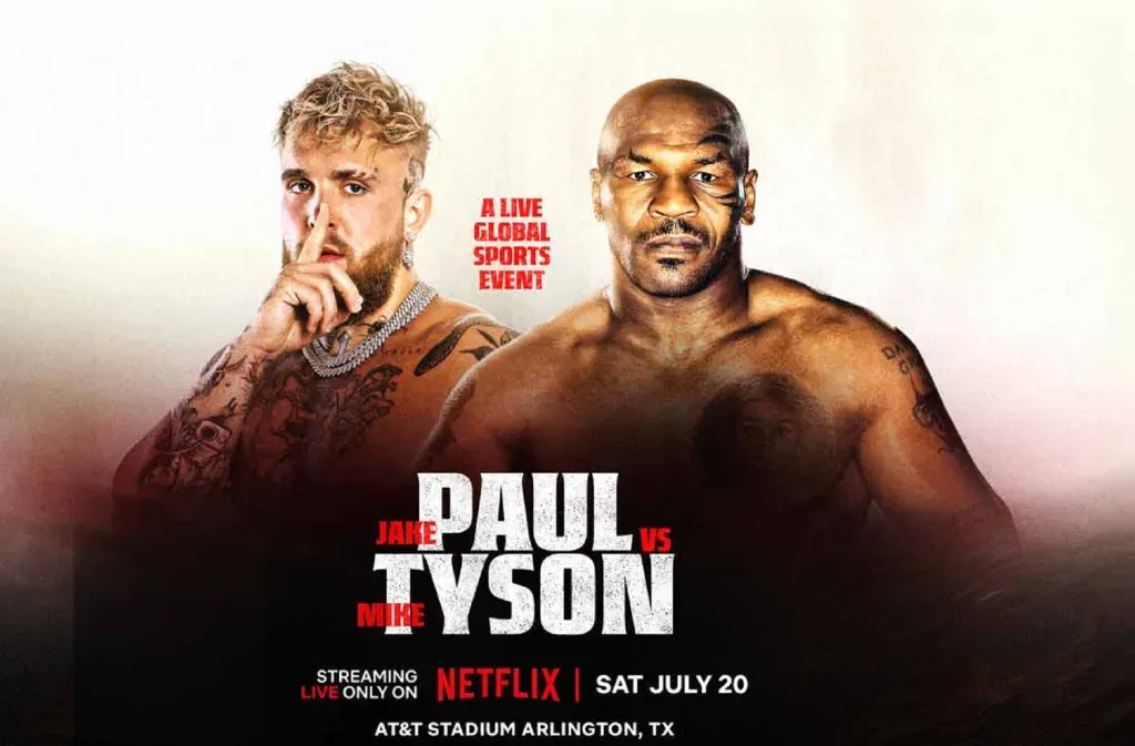 Mike Tyson y Jake Paul se enfrentarán en un combate de Netflix.