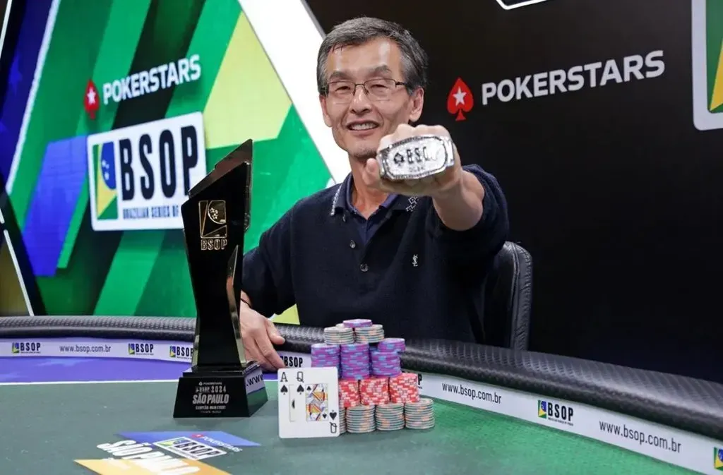 Ricardo Nakamura, campeão do Main Event do BSOP São Paulo