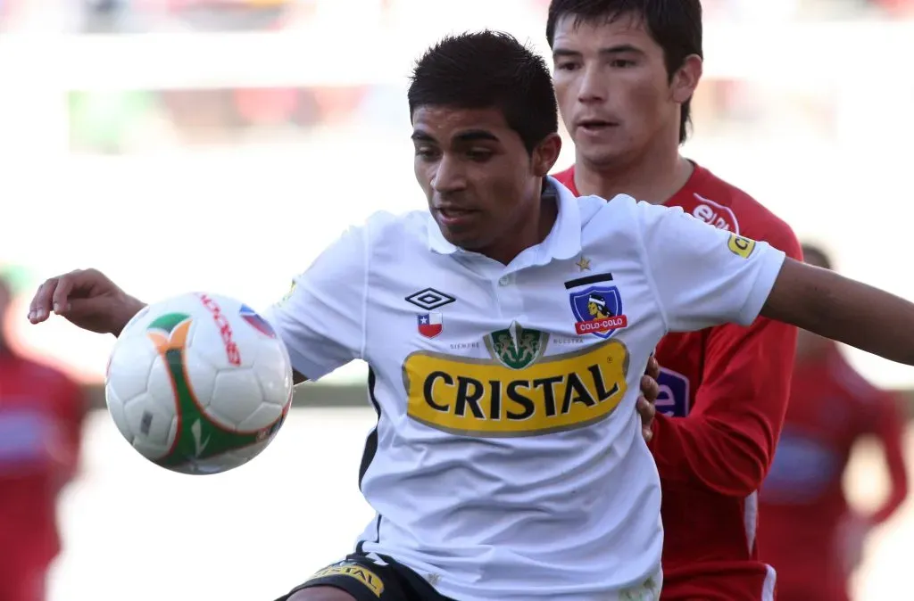 Rabello en 2010, con 16 años, ya jugaba en Primera División con la camiseta de Colo Colo | Foto: Photosport