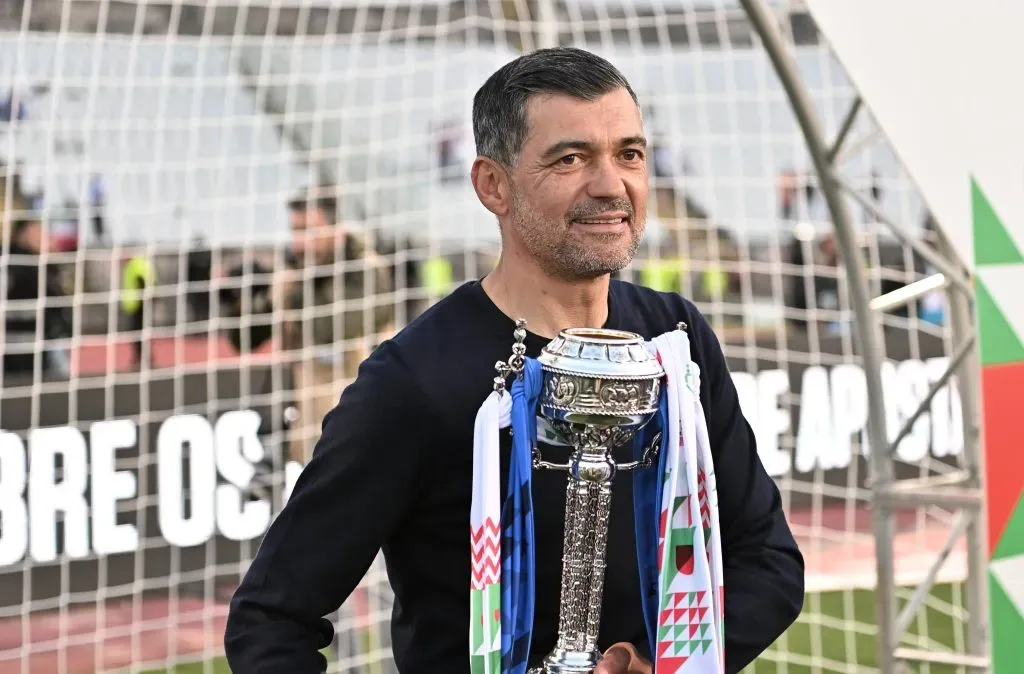 Sergio Conceição, campeão na Europa com o Porto, e rival de Jorge Jesus, entra na mira do Corinthians. foto: IMAGO / HMB-Media