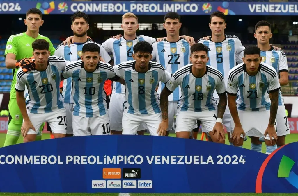 Los once de Argentina que salieron a jugar el partido. (Foto: Selección Argentina)