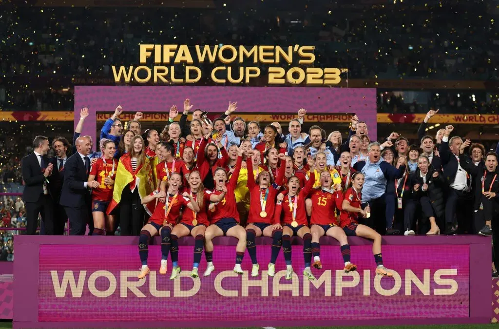 Selección de España femenina, ganadora del premio Mejor Equipo femenino 2023. / Getty Images.