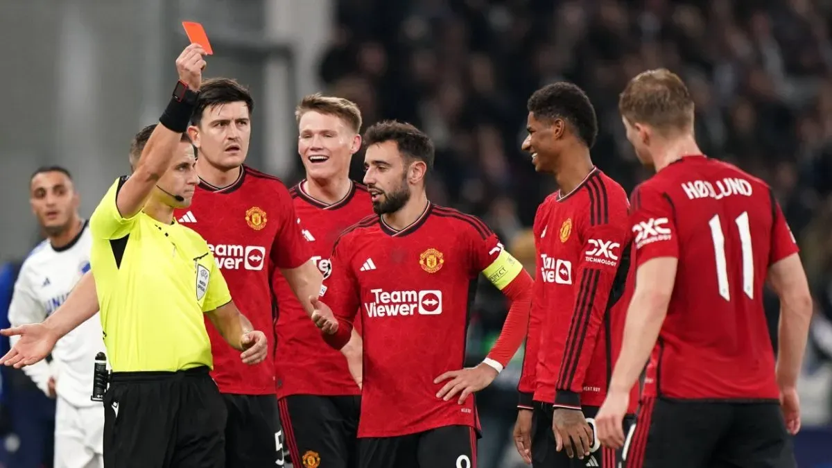 It has been a rough 24 hours for Rashford, who picked up a straight red card during Manchester United’s loss at Copenhagen.