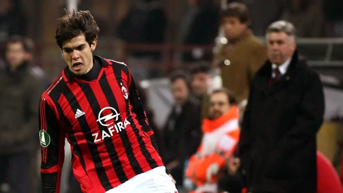 With Ancelotti as his coach, Kaka won the Ballon d’Or in 2007.