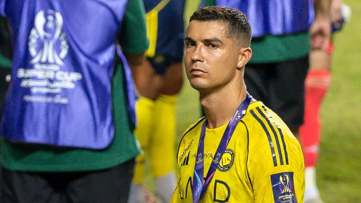 Ronaldo lost the Saudi Super Cup final vs Al Ahli on August 23, 2025.