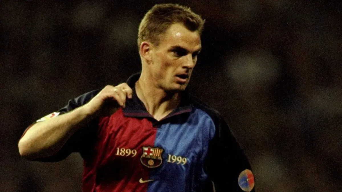 Former Barcelona player Ronald De Boer.