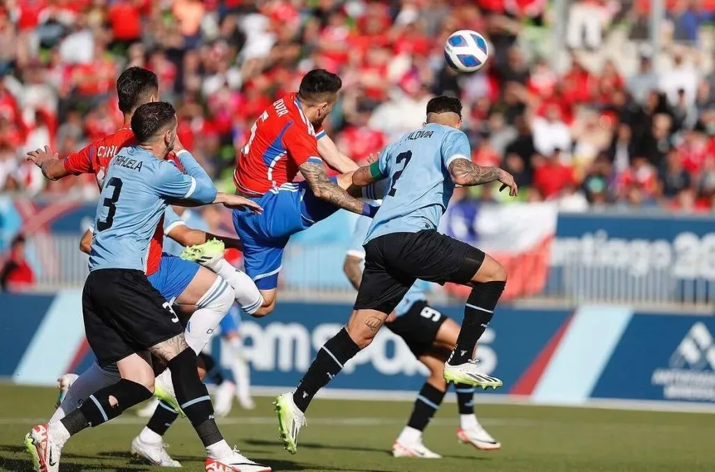 Matías Zaldivia es uno de los tres mayores Sub 23 que fueron por la Roja. Foto: ANFP.