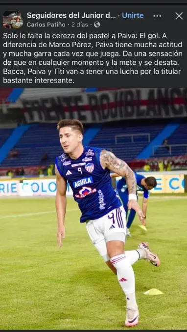 Captura Facebook.