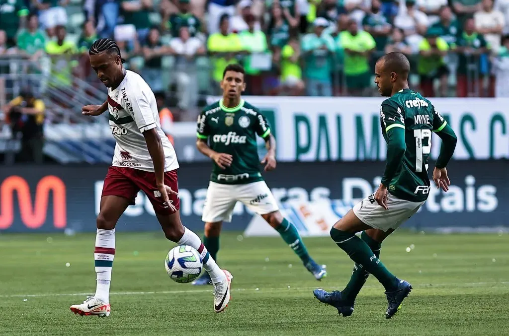 Palmeiras contra o Fluminense - Foto: Fabio Giannelli/AGIF