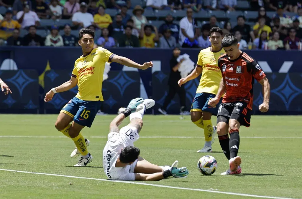 El gol de Juan Brunetta no fue suficiente para los Felinos. (Getty Images)