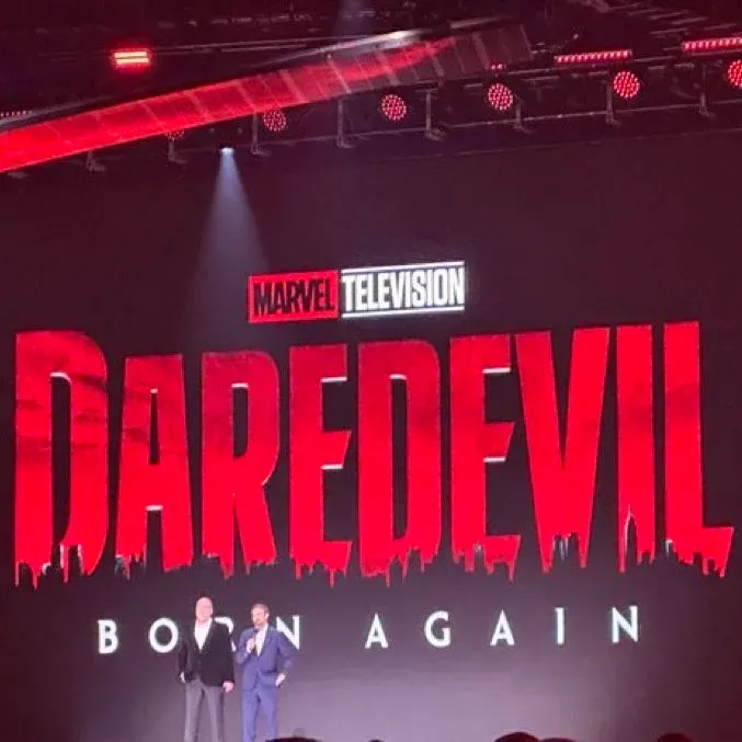 Charlie Cox y Vincent D’Onofrio fueron los encargados de anunciar cuándo se estrena Daredevil: Born Again. Imagen: @wilkinmeta.