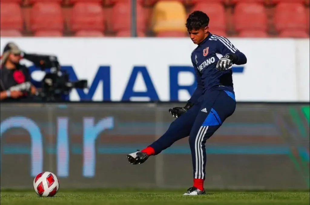 Ignacio Sáez busca salir para poder sumar más minutos. Foto: U de Chile.