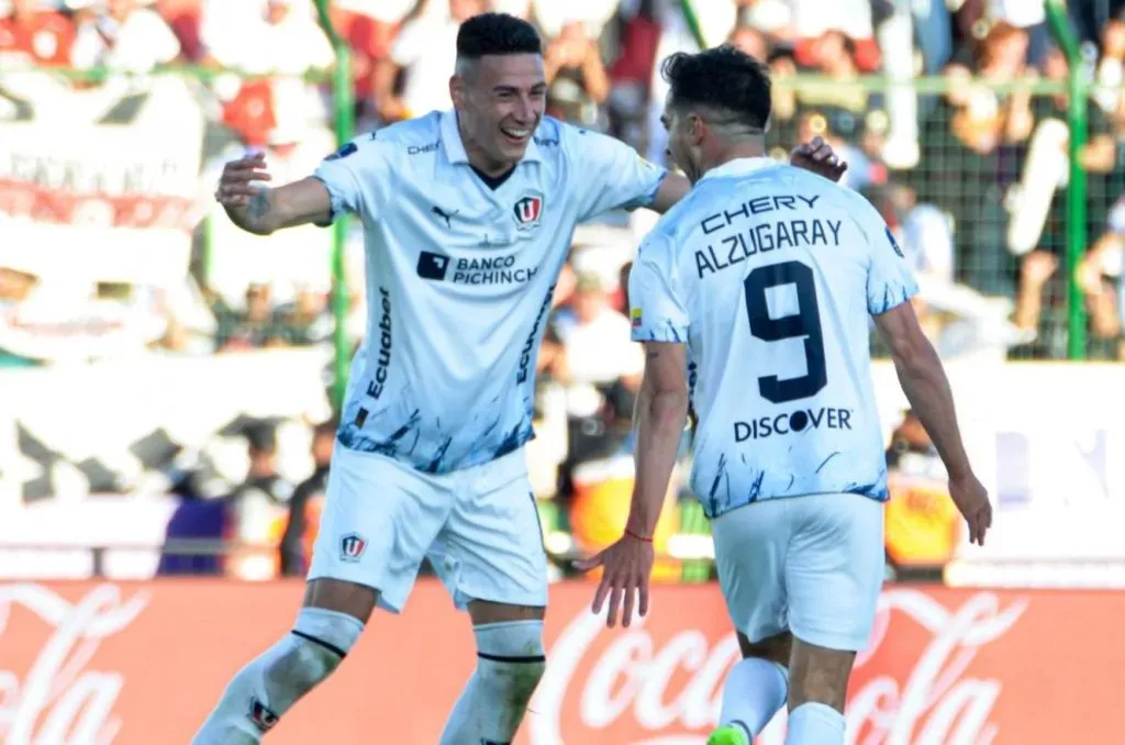 Lisandro Alzugaray fue el autor del gol del empate de Liga de Quito en la Copa Sudamericana.