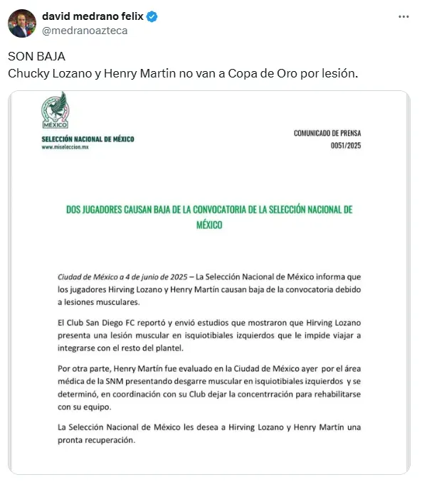 ¿Va a la Copa Oro 2025? Comunicado oficial de la FMF le da esperanzas a Ángel Sepúlveda. Noticias en tiempo real