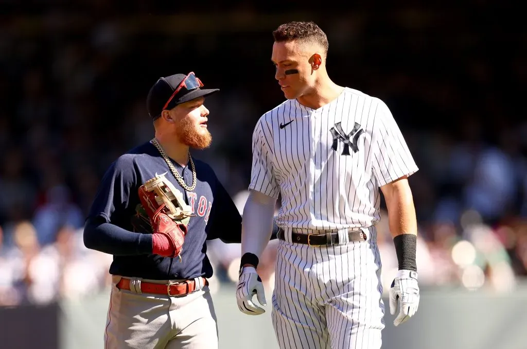 Alex Verdugo y Aaron Judge compartirán el uniforme de Yankees en 2024 (Foto: Getty Images)