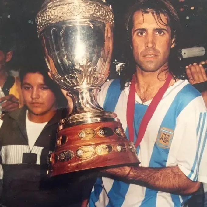 Leo Rodríguez y la Copa América, la segunda seguida para Argentina. Foto IG.