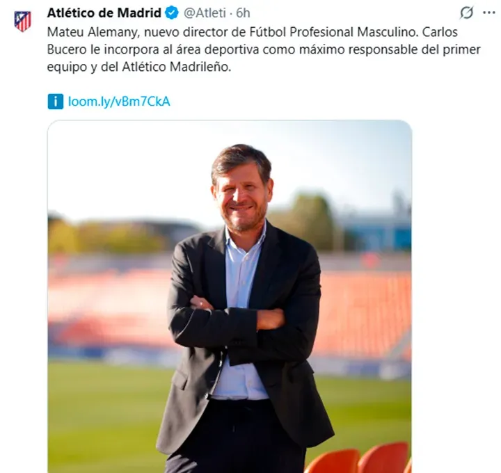 Alemany será uno de los principales responsables de las gestiones en los próximos mercados de fichajes.