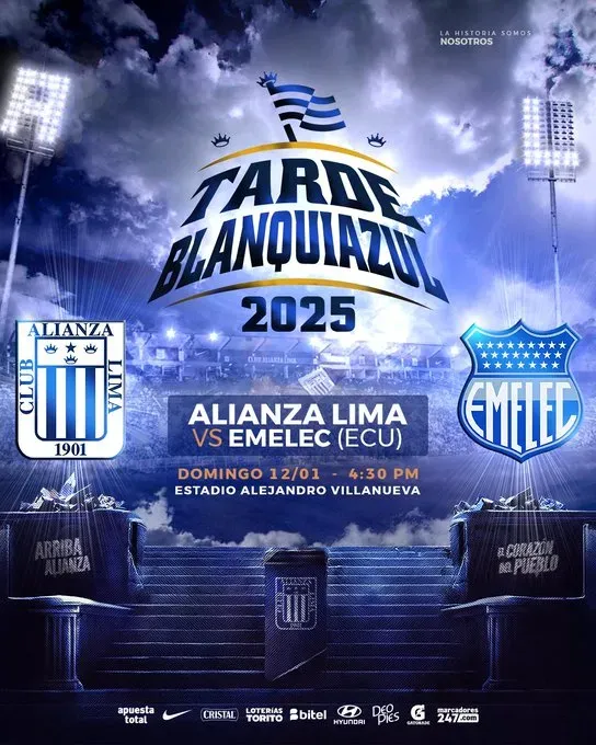 El primer rival de Alianza Lima en 2025. (Foto: @ClubALoficial)