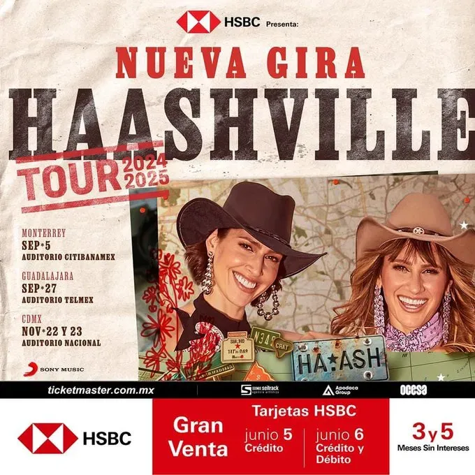 Se revelaron detalles de boletos para Ha Ash en México 2024.