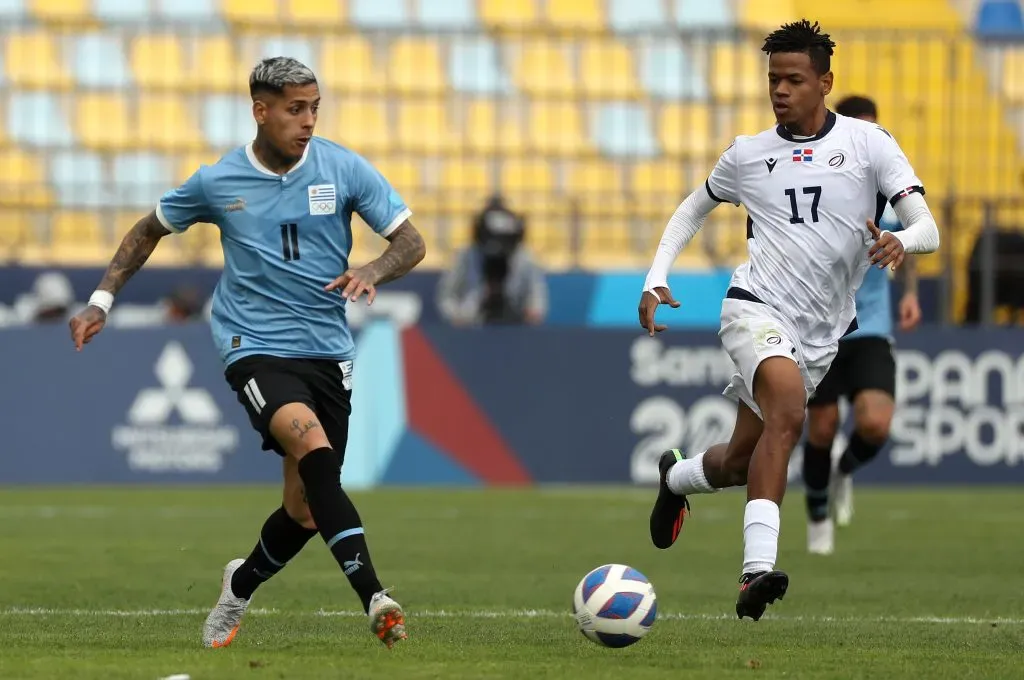 Rodrigo Piñeiro habló sobre su cercanía con Alan Saldivia | Foto: Martin Thomas/Santiago 2023 vía Photosport