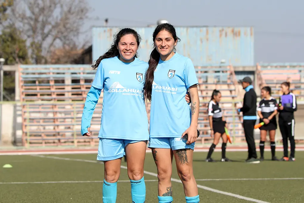 Francesca y Yenny Acuña en su etapa de compañeras en Deportes Iquique | Foto: ANFP