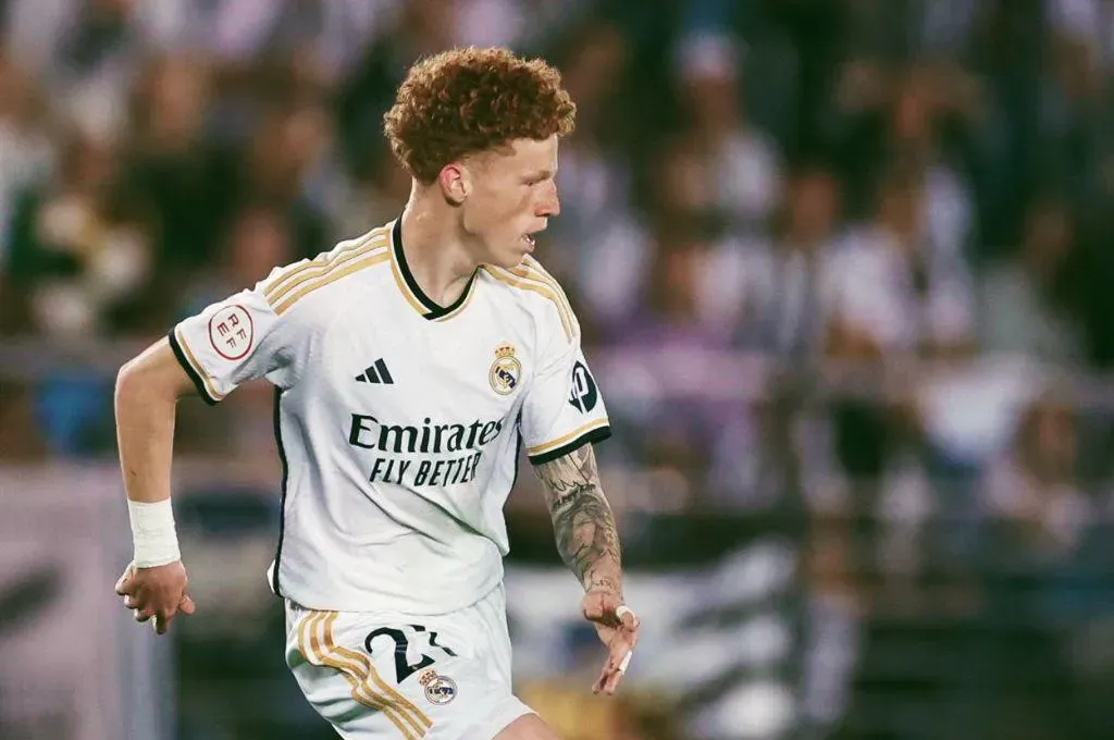 Jeremy de León con Real Madrid