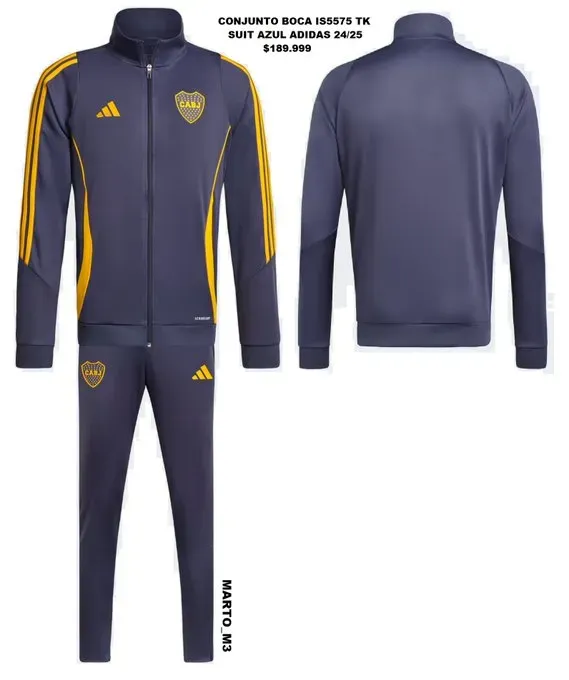 El conjunto azul de Boca.