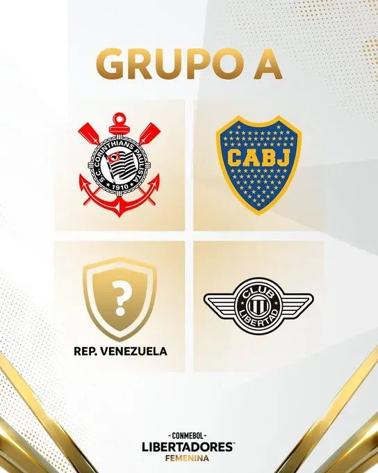 El grupo de Boca en la Copa Libertadores Femenina @LibertadoresFEM