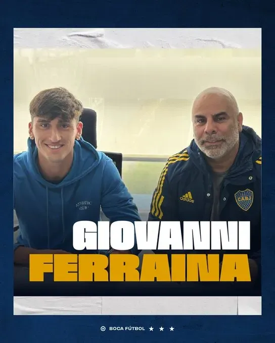 Govanni Ferraina, ex jugador de Boca (Boca Oficial)