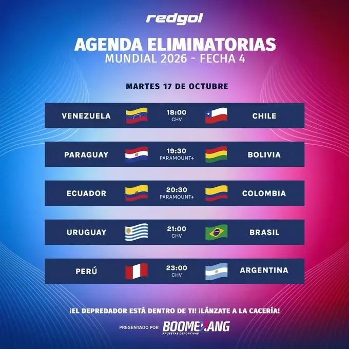 @Redgol | La agenda completa para este martes.