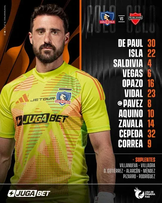 De Paul será titular ante Ñublense