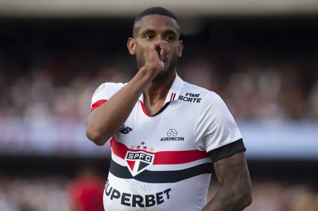 André Silva, atacante do São Paulo, tem situação indefinida para 2025. Foto: Anderson Romao/AGIF