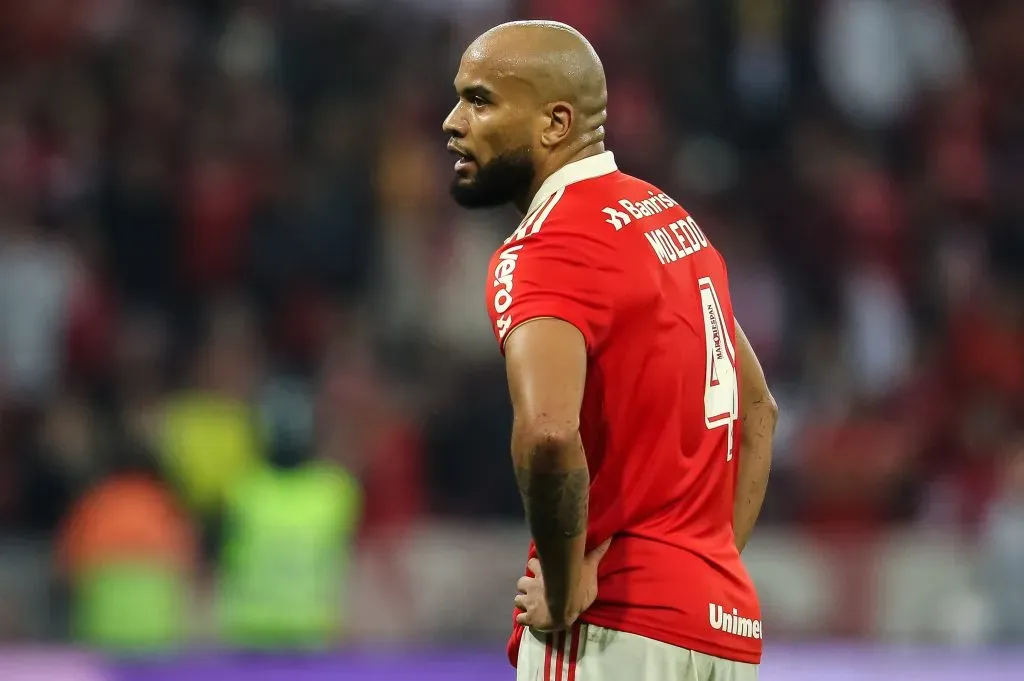 RS – Porto Alegre – 20/07/2022 – BRASILEIRO A 2022, INTERNACIONAL X SAO PAULO – Rodrigo Moledo jogador do Internacional durante partida contra o Sao Paulo no estadio Beira-Rio pelo campeonato Brasileiro A 2022. Foto: Pedro H. Tesch/AGIF