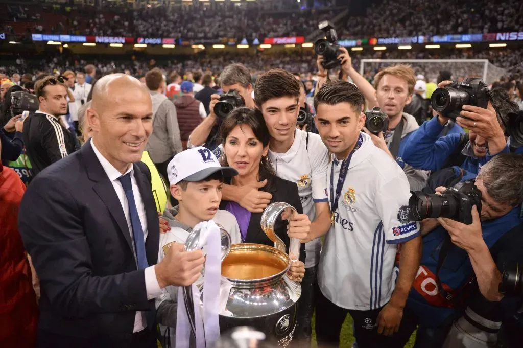 La familia Zidane siempre será bien recibida en el Bernabéu. IMAGO