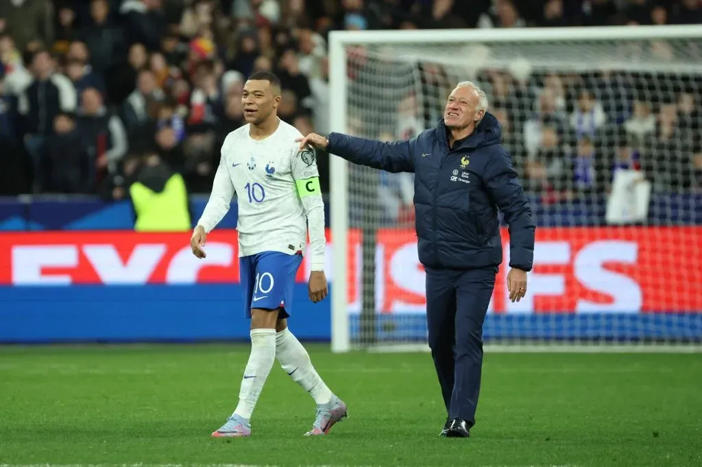 Deschamps aseguró que no hay ningún problema con Mbappé. IMAGO