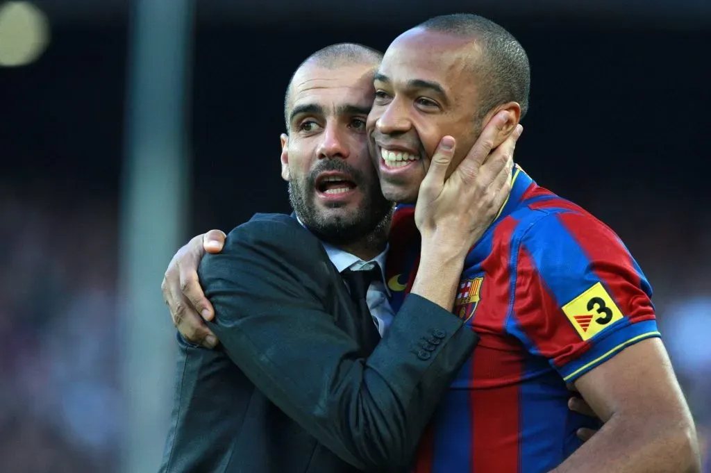 Guardiola y Henry guardan una gran relación desde su etapa en Barcelona. IMAGO