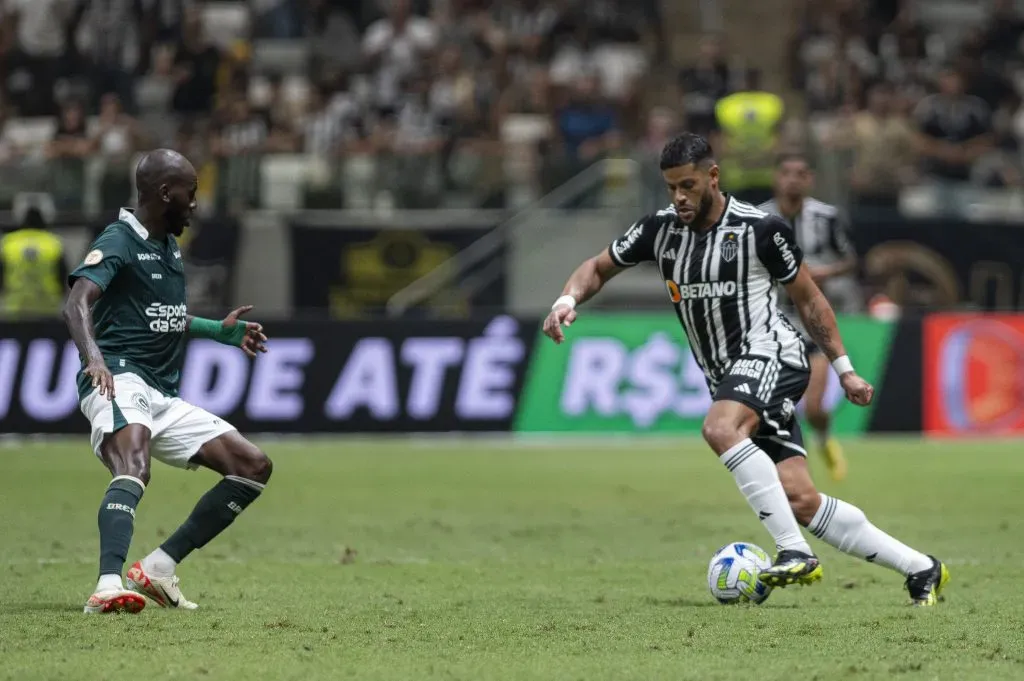 Última rodada disputada pelo Atlético-MG no Brasileiro, contra a equipe do Goiás. Foto: Alessandra Torres/AGIF
