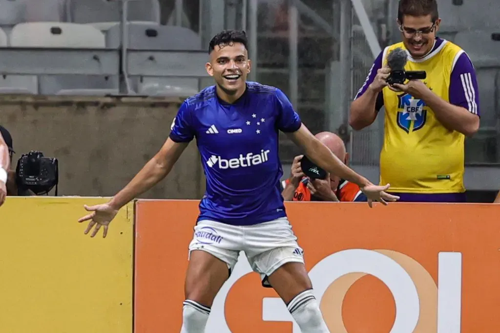 MBruno Rodrigues jogador do Cruzeiro em partida pelo campeonato Brasileiro A 2023. Foto: Gilson Lobo/AGIF