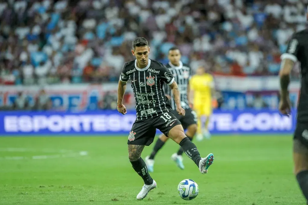 Rojas pelo Corinthians.Foto: Jhony Pinho/AGIF
