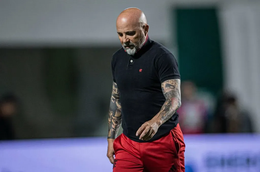 Sampaoli em 2023 no comando do Flamengo (Foto: Isabela Azine/AGIF)