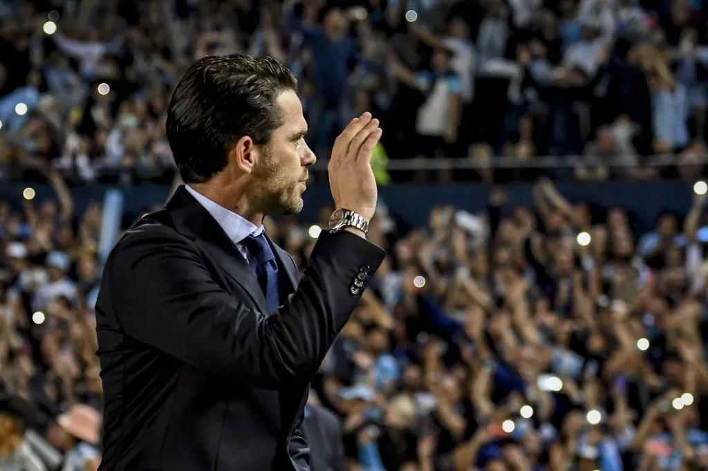 Gago logró la Supercopa Argentina 2022 y el Trofeo de Campeones del mismo año, ambos con Racing. Getty Images.