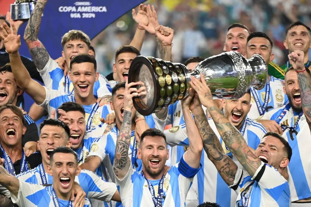 Lionel Messi volvió a sumar un título con Argentina (IMAGO)