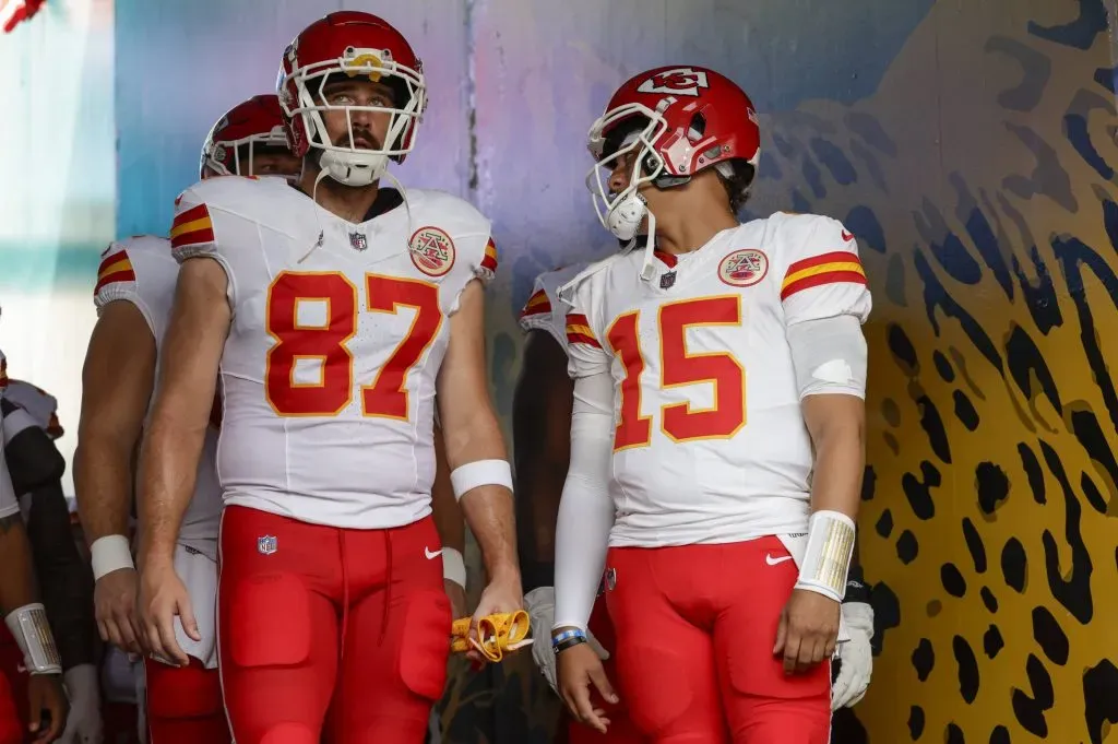 Flojo arranque para Kelce en los Chiefs (IMAGO)